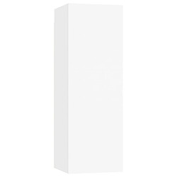 Acheter vidaXL Ensemble de meubles TV 3 pcs Blanc Bois d'ingénierie