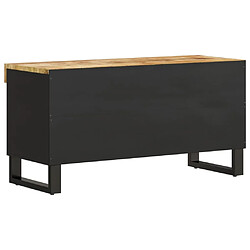 Maison Chic Meuble TV scandinave - Banc TV pour salon 85x33x43,5 cm bois massif de manguier -MN43544 pas cher