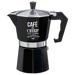 Cafetière en Métal Italienne 18cm Noir