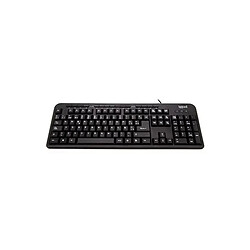 Clavier iggual CK-BASIC-120T QWERTY USB Noir