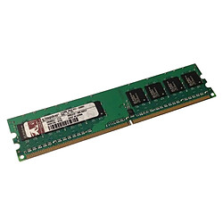 512Mo RAM KINGSTON KWM551-ELG 240-Pin DIMM DDR2 PC2-5300U 677Mhz 1Rx8 CL5 - Occasion