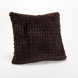 Amadeus Coussin Chevron Chocolat