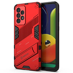 Coque en TPU antichoc avec béquille rouge pour votre Samsung Galaxy A33 5G