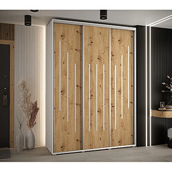 Abiks Meble Armoire DAVOS 8 À Portes Coulissantes 235,2/170/60 3 Portes