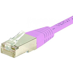 Abi Diffusion Cordon RJ45 catégorie 6 S/FTP rose - 0,15 m