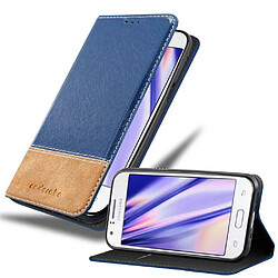 Cadorabo Coque Samsung Galaxy J1 2015 Etui en Bleu