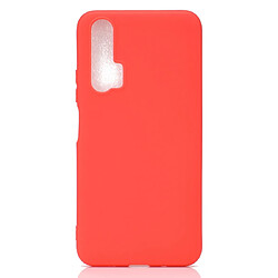 Wewoo Coque Souple Pour Huawei Honor 20 Pro TPU Candy Color Rouge