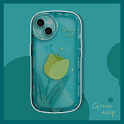 GUPBOO Étui pour iPhone13ProMax étui de téléphone portable simple tulipe étoile femmes transparentes