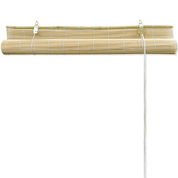 Avis vidaXL Store roulant en bambou 80x220 cm Naturel