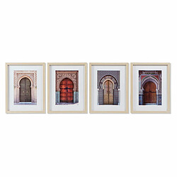 Cadre DKD Home Decor Arabe (35 x 2 x 45 cm) (4 Unités)