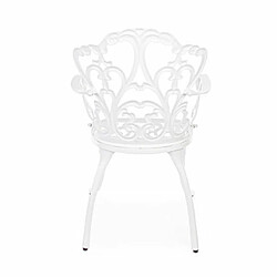 Acheter Mes Lot de 2 chaises de jardin en aluminium blanc - TROGEN