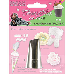 Douille en inox Fausse chantilly création de mini rose - Cléopâtre