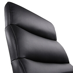 Chaise de bureau / Fauteuil pivotant FUTURA 100 Similicuir Noir hjh OFFICE