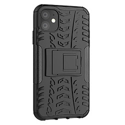 Wewoo Coque Rigide Pour iPhone 11 Texture TPU + PC antichoc avec support