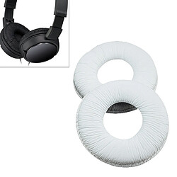 Wewoo Coussinets Mousse Étui de protection pour casque en éponge avec une paire Sony MDR-ZX110 ZX100 / 300 V150 V300 blanc 