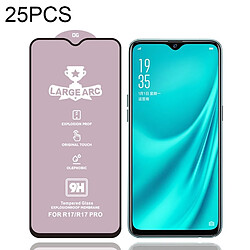 Wewoo Film de verre trempé Pour OPPO R15x 25 PCS 9H HD de plein écran à haute alumine