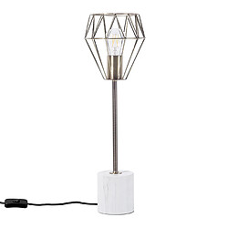 Beliani Grande lampe en laiton MOONI pas cher