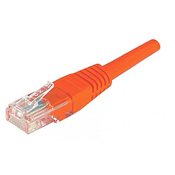 Abi Diffusion Cordon RJ45 catégorie 5e U/UTP rouge - 5 m