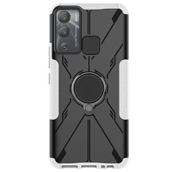 Coque en TPU anti-chute avec béquille pour votre Infinix Hot 12i 4G - blanc