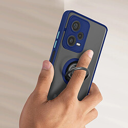 Avis Avizar Coque pour Xiaomi Redmi Note 12 Pro Plus 5G Bague Métallique Support Vidéo Bleu