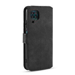 Etui en PU style rétro avec support noir pour votre Huawei P40 Lite/Nova 7i/Nova 6 SE