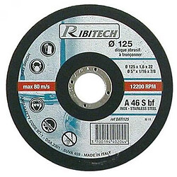 Ribimex Disque à tronçonner inox 125x1,6x22,2