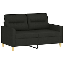 Avis Maison Chic Ensemble de canapés 3 pcs avec coussins, Canapé droit Sofa pour Salon noir tissu -GKD864358