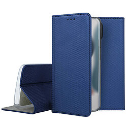 Htdmobiles Housse pour Apple iPhone 15 - etui coque pochette portefeuille + film ecran - BLEU MAGNET