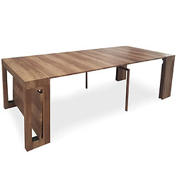 Table Console extensible Loki Chêne - 12 personnes