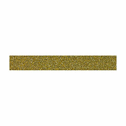 Youdoit Masking tape - Doré - Paillettes - Repositionnable - 15 mm x 10 m