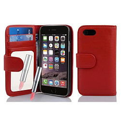 Cadorabo Etui iPhone 6 / 6S en Rouge Coque