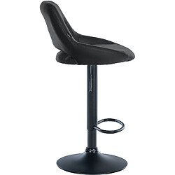 Acheter Non Tabouret de bar Milet simili cuir noir