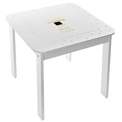 Pegane Ensemble table et 2 chaises pour enfant coloris multicolore