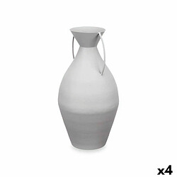 Gift Decor Vase Gris Acier 22 x 43 x 22 cm (4 Unités)