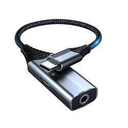 GUPBOO Adaptateur audio USB Type-C vers 3,5 mm et câble AUX pour,JL297