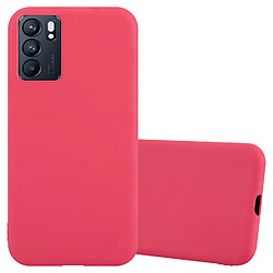 Cadorabo Coque Oppo Reno6 5G Etui en Rouge