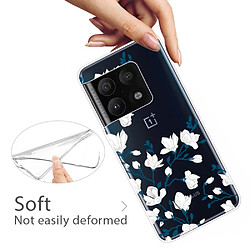 Coque en TPU anti-chocs, fleurs de magnolia pour votre OnePlus 10 Pro