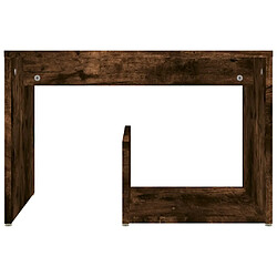 Acheter Maison Chic Table d'appoint | Table Basse Chêne fumé 59x36x38 cm Bois d'ingénierie -GKD67102