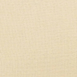 Acheter vidaXL Repose-pied Crème 78x56x32 cm Tissu