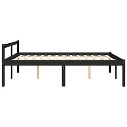 Acheter vidaXL Lit pour personne âgée sans matelas 150x200 cm bois pin massif