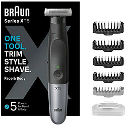 Tondeuse à barbe réchargeable étanche noir - SERIEXT5100 - BRAUN