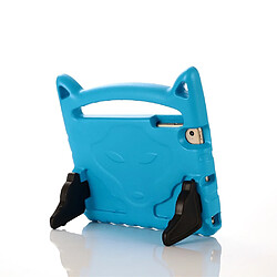 Coque en TPU antichoc pour enfants avec support oreille de chat bleu pour votre Apple iPad Mini (2019) 7.9 pouces/4/3/2/1