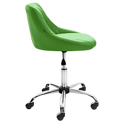 Avis Decoshop26 Tabouret de travail confortable pour cabinet médical salon de beauté en PVC vert pivotant et réglable TABO10206