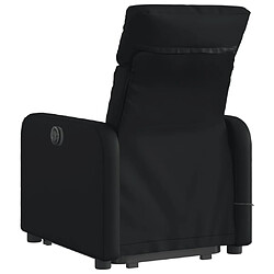 Avis vidaXL Fauteuil inclinable de massage électrique noir similicuir