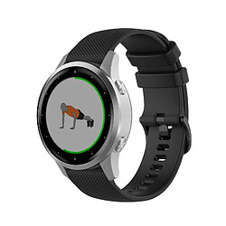 Bracelet de montre de remplacement pour Garmin Vivoactive 4S / Vivomove 3S Accessoires de montre Noir