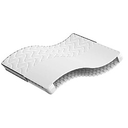 vidaXL Matelas à ressorts bonnell moyen 120x200 cm