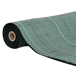 vidaXL Membrane anti-mauvaises herbes vert 1,5x50 m PP