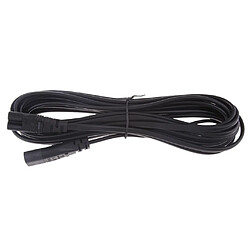 IEC 320 C8 Mâle à C7 Femelle Convertisseur Adaptateur Extension Cable d'Alimentation 5 Mètre