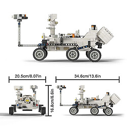 Universal Nouvelle exploration spatiale Persévérance Mars Train Building Block Box Brick Set Brain Competition Assemblage de jouets pour enfants Garçons Cadeaux | Bloc pas cher