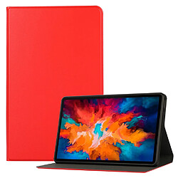 Etui en PU avec support rouge pour votre Lenovo Tab M8 (2nd Gen) FHD